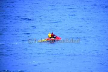 Simulacro de vertido de hidrocarburos en la playa de Jinámar-Telde (Foto TA y Antonio Alí)